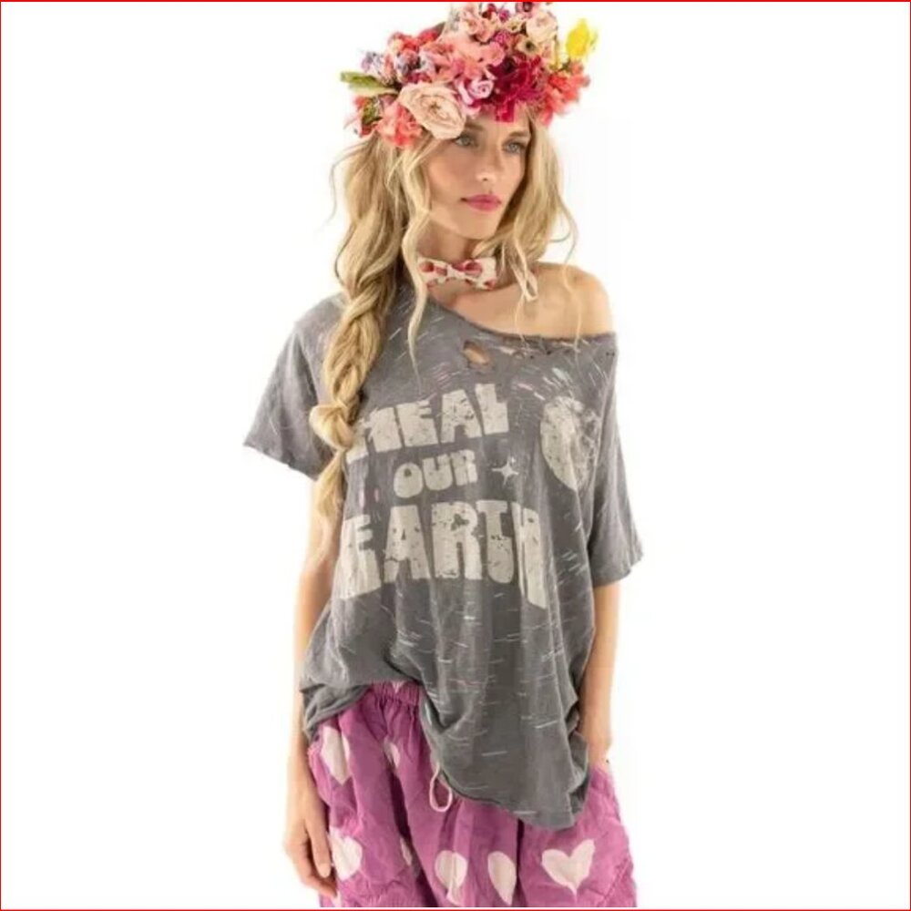 Magnolia Pearl "Heal Our Earth" tee